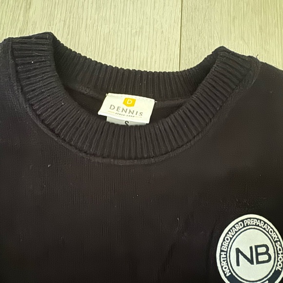 North Broward Preparatory School Navy Sweater - Picture 4 of 7